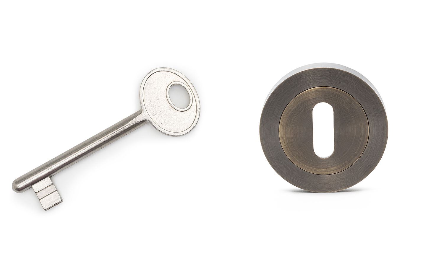 מנעול אפס עגול ברונזה